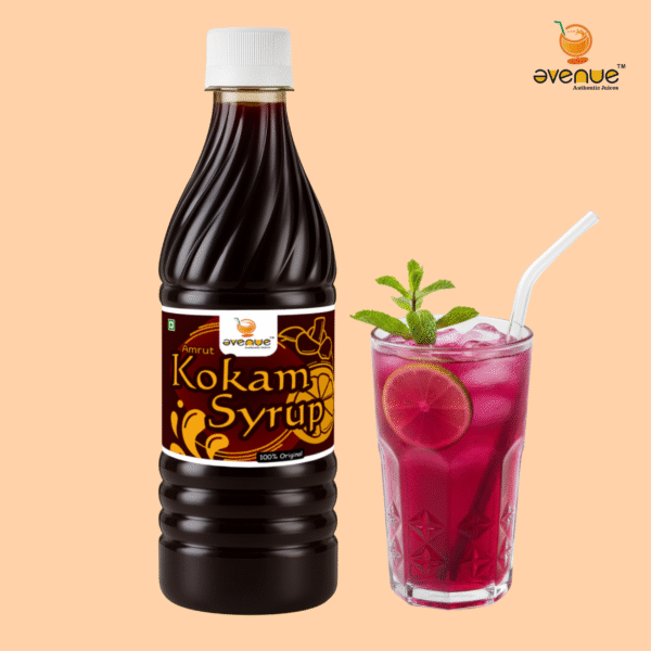 Avenue Kokam Syrup And Amla Syrup- Pack of 2 | 500 ml each |100% Natural Sharbat