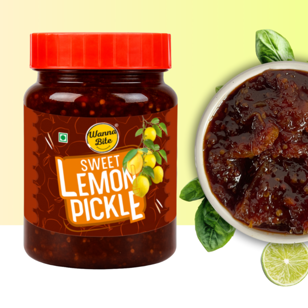 Sweet Lemon Pickle- Traditional Sweet and Spicy Lemon Pickle | 400 Grams