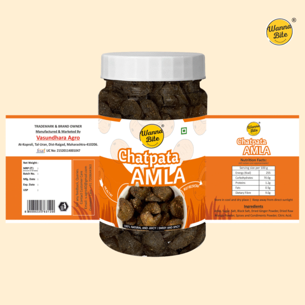 Chatpata Amla Candy- Sweet and Tangy Natural Chatpata Amla Bites | 350 Grams