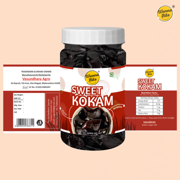 Sweet Kokam- Dried Sweet and little salty Natural Kokam Rinds | 350 Grams